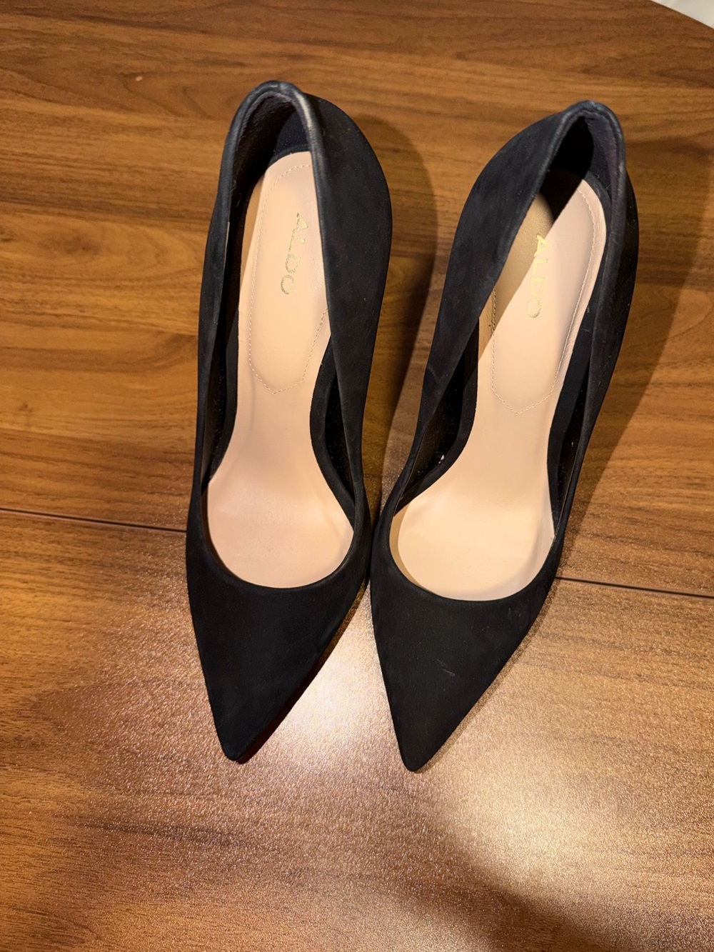 ALDO Black Pointed-Toe Stiletto Pumps
